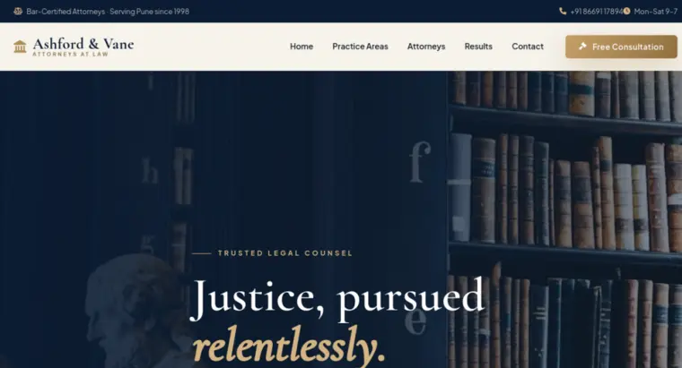 Law Firm Website Design demo