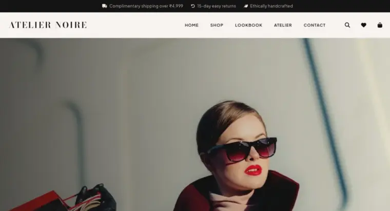Fashion Boutique Website Design demo