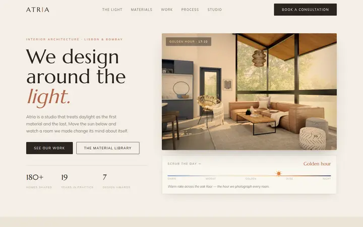 Atria demo website