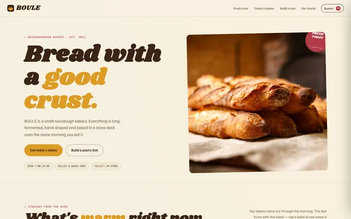 Boule demo website