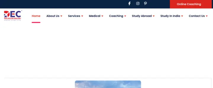 Education Consultant Website Design demo