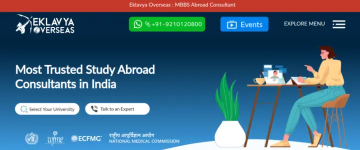 Eklavya Overseas demo website