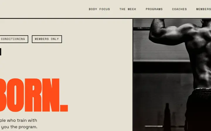 Forge Athletic demo website