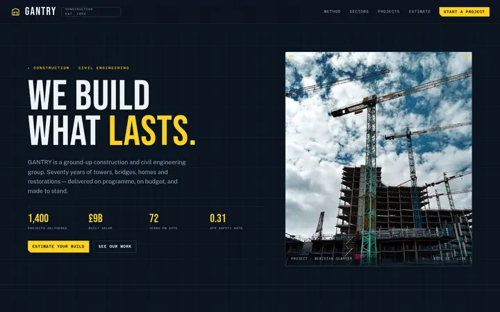 Gantry demo website