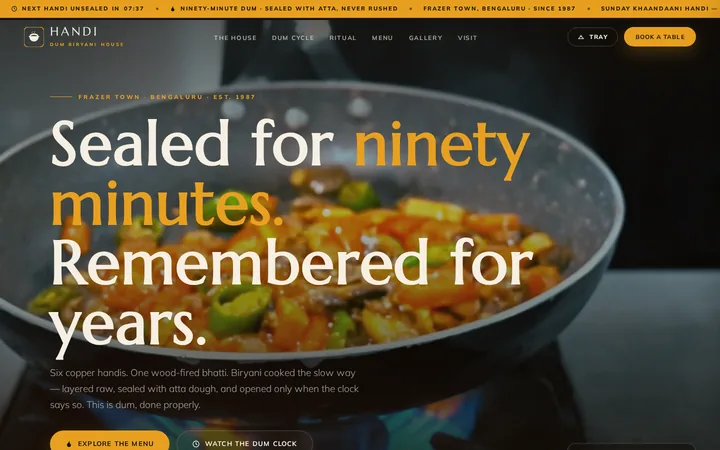 Handi demo website
