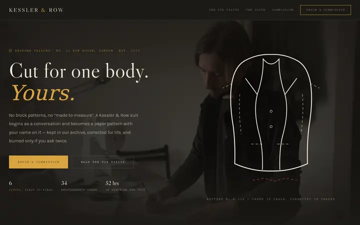 Kessler & Row demo website