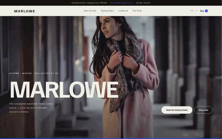 Marlowe demo website
