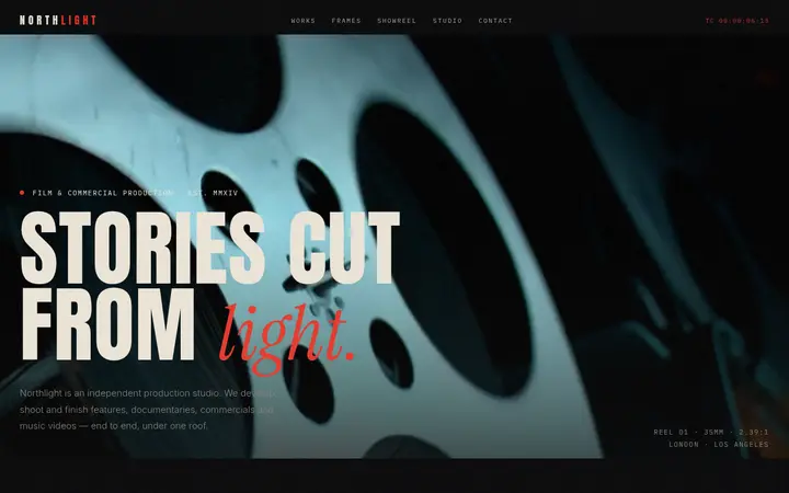 Northlight Pictures demo website