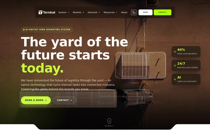 Terminal demo website