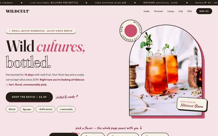 Wildcult demo website